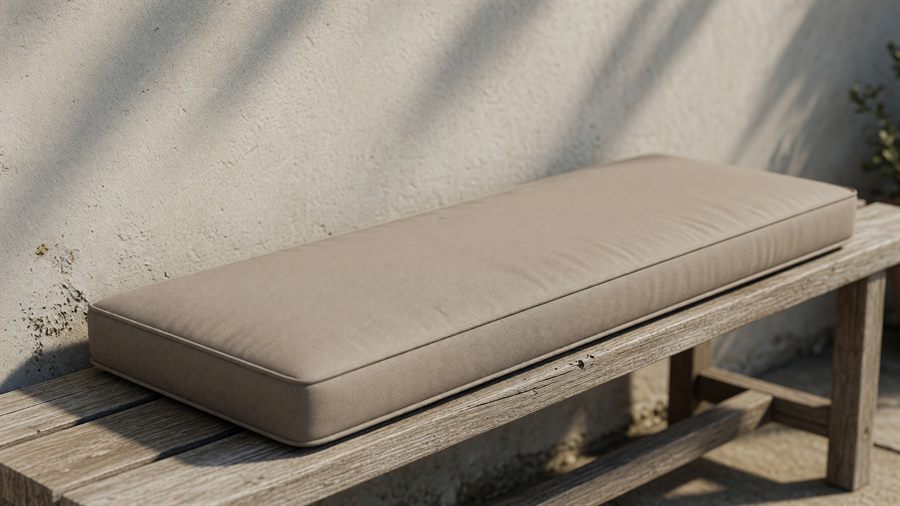 Custom Bench Cushions in Sunbrella fabric